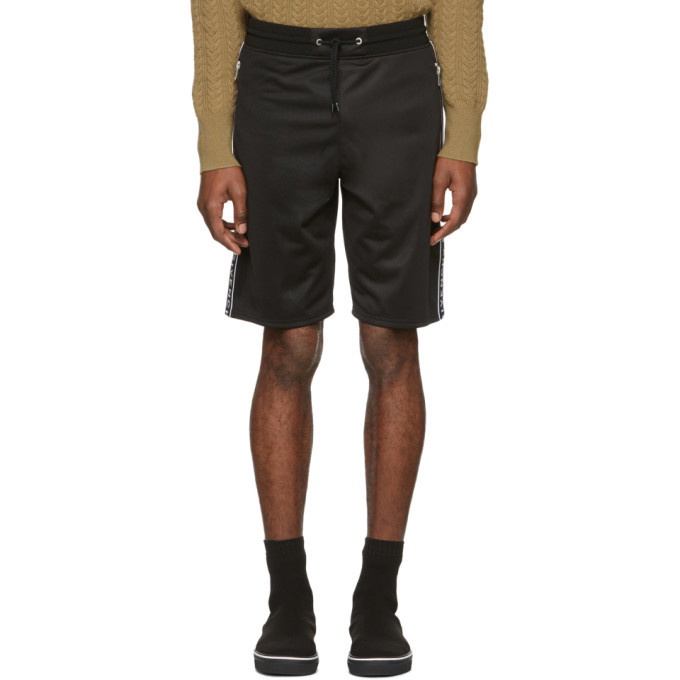 Photo: Givenchy Black Reflective Bands Shorts