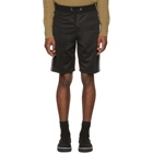 Givenchy Black Reflective Bands Shorts