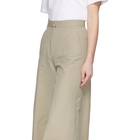 Stella McCartney Beige Wide-Leg Trousers