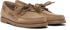 Gianvito Rossi Tan Vandée Boat Shoes