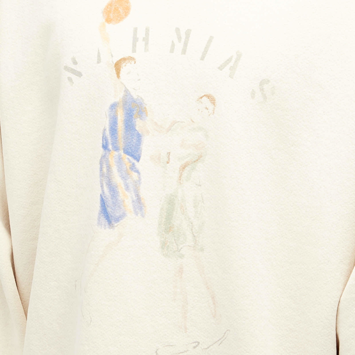Nahmias Men's Dancing Crew Sweat in Natural Stone