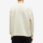 Loewe Men's Anagram Pocket Jumper in White/Light Grey