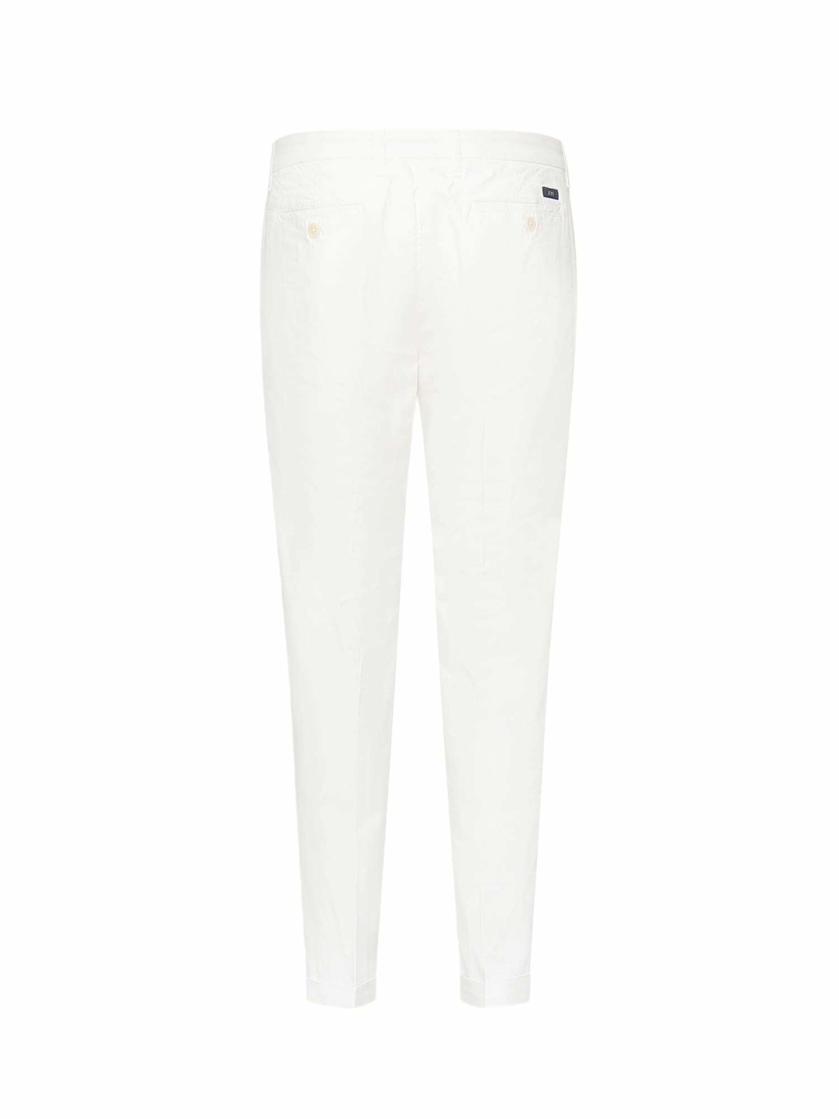 Fay Capri Pants In Cotton Gabardine