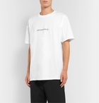 Stüssy - Printed Cotton-Jersey T-Shirt - White