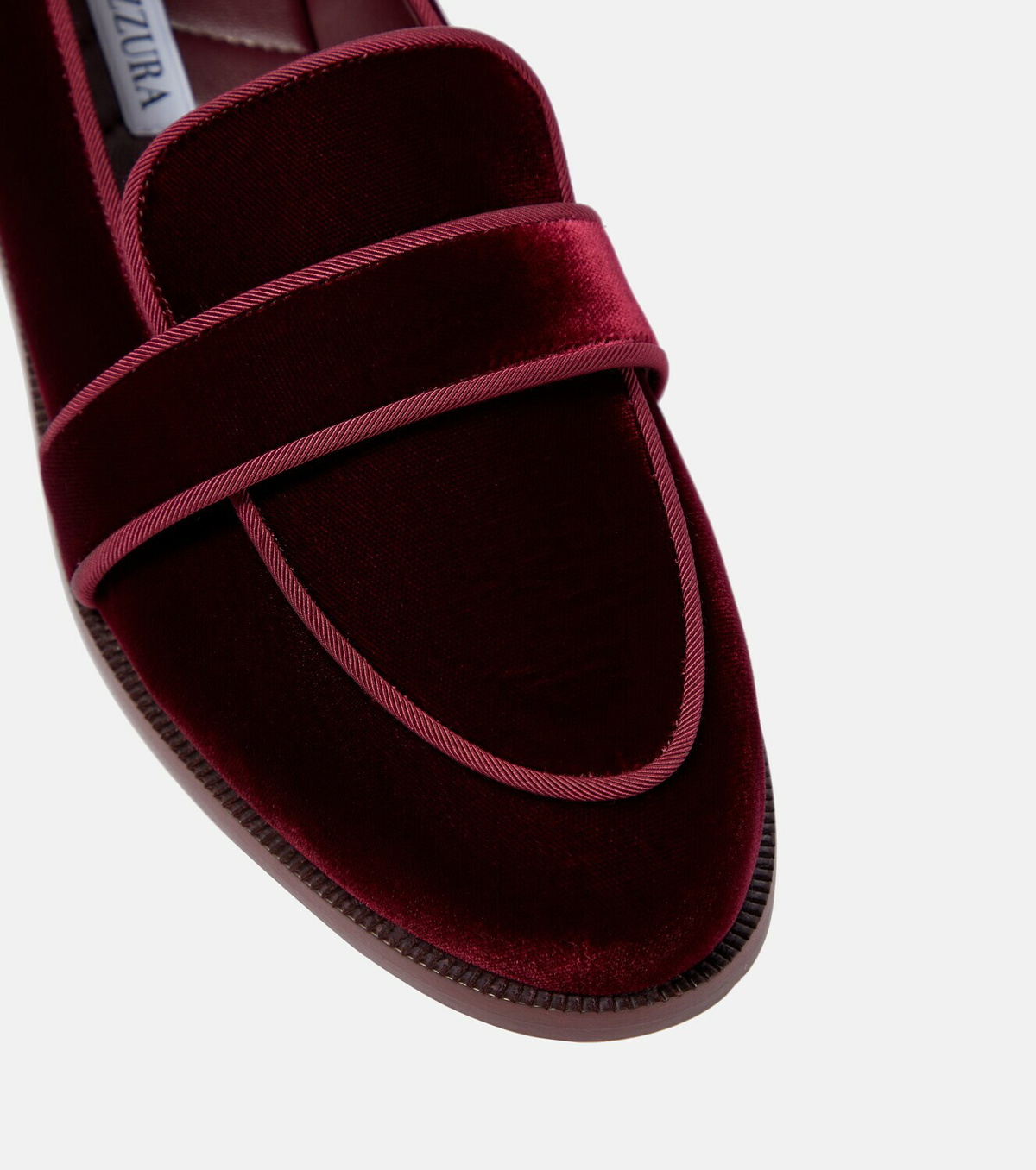 Aquazzura Martin velvet loafers