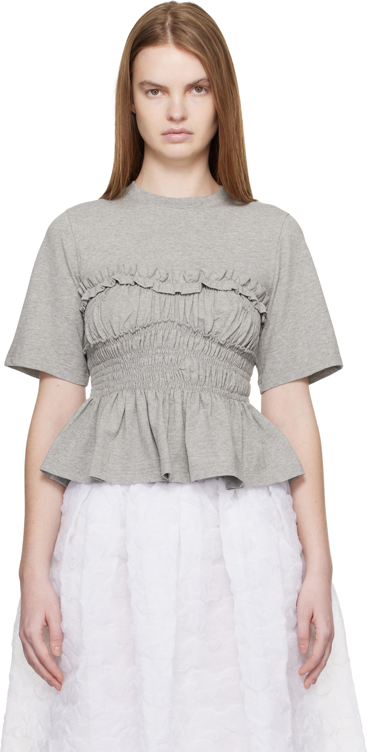 Cecilie Bahnsen White Debora Camisole Cecilie Bahnsen