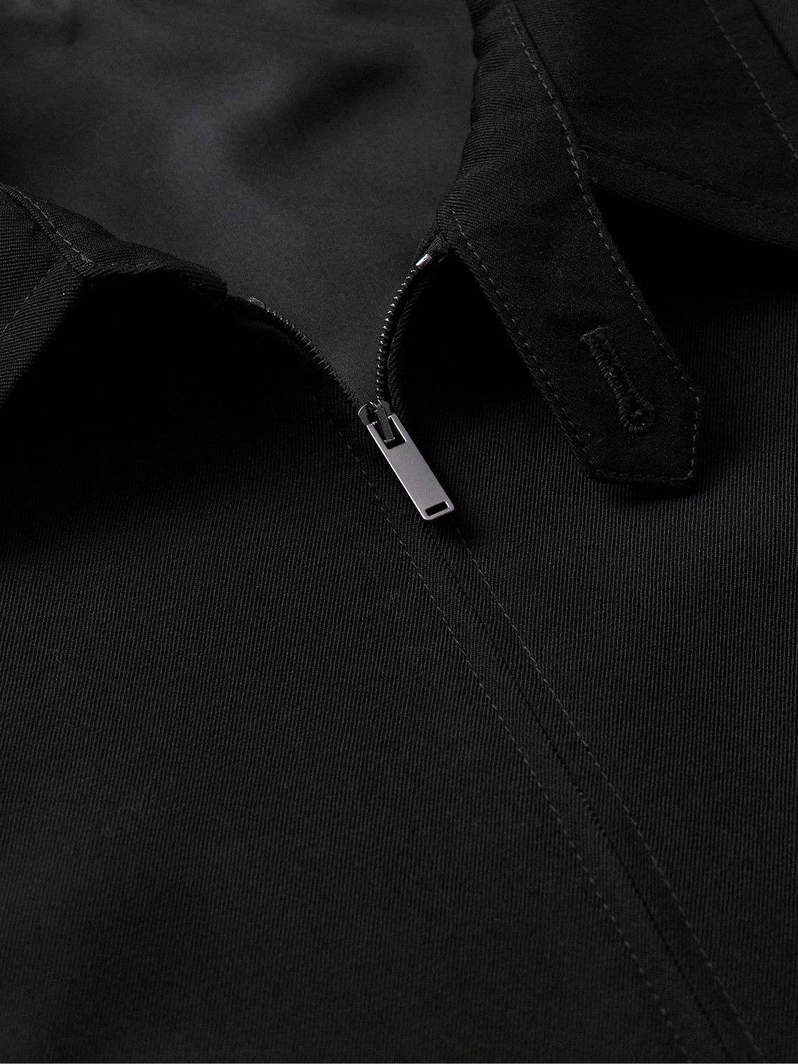 The Row - Ronan Wool-Twill Blouson Jacket - Black The Row