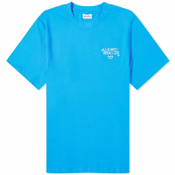 Photo: Adanola Women's Resort Sports Short Sleeve Oversized T-shirt in Sky Blue