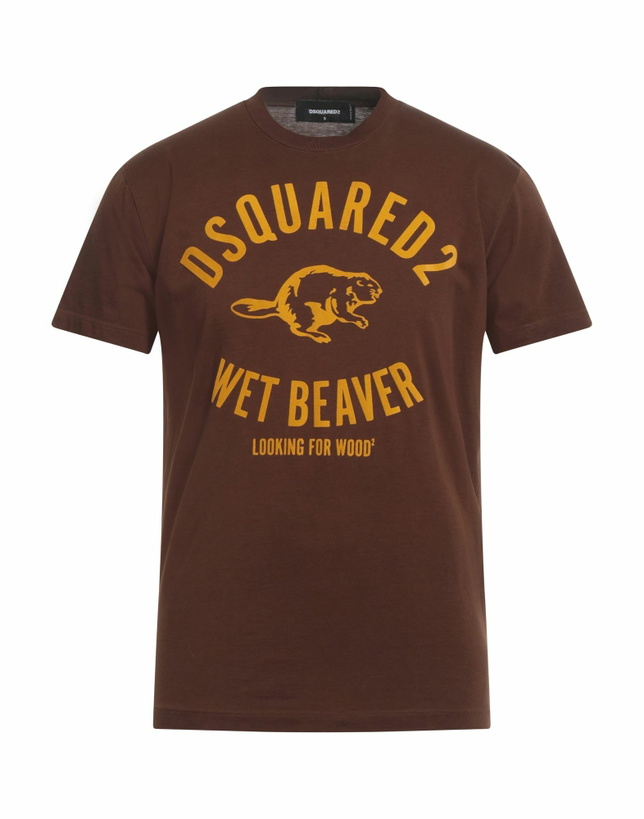 Photo: Dsquared2 Mens T-shirt in Brown