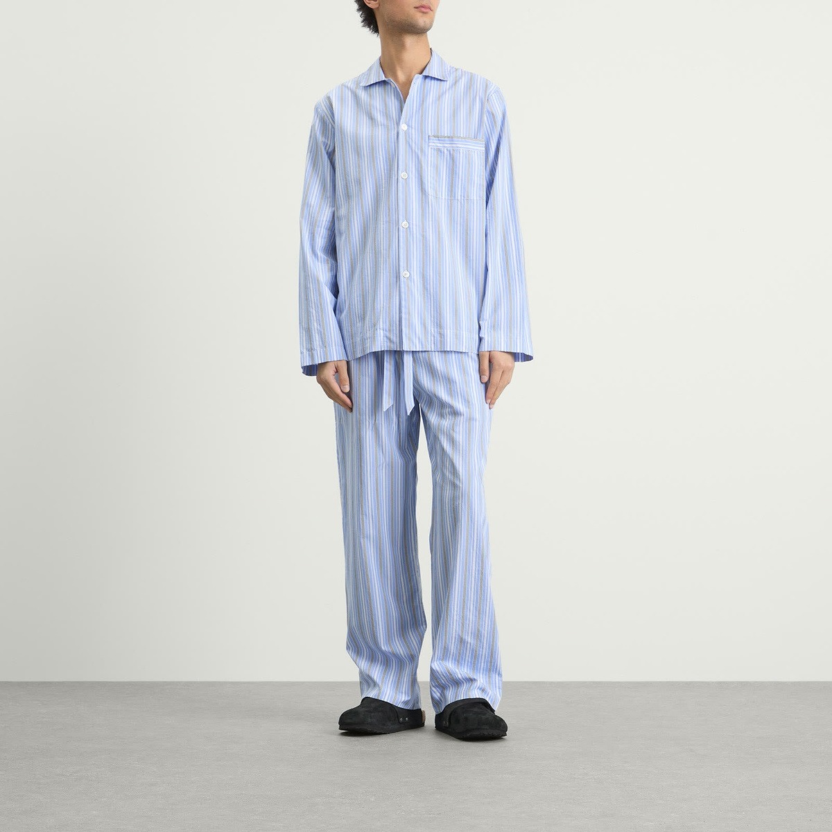 Tekla Fabrics Sleep Pant in Stave Stripes