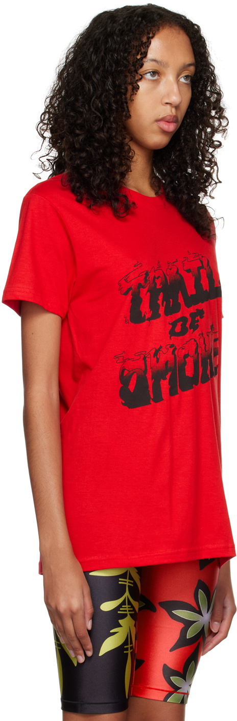 Sia Arnika Red 'Trail Of Smoke' T-Shirt