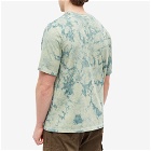 Carrier Goods Men's Tie-Dye T-Shirt in Blue/Green Tie Dye