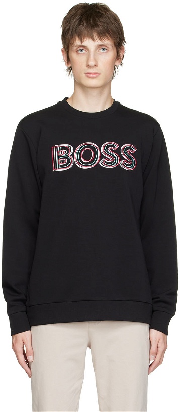 Photo: Boss Black Embroidered Sweatshirt