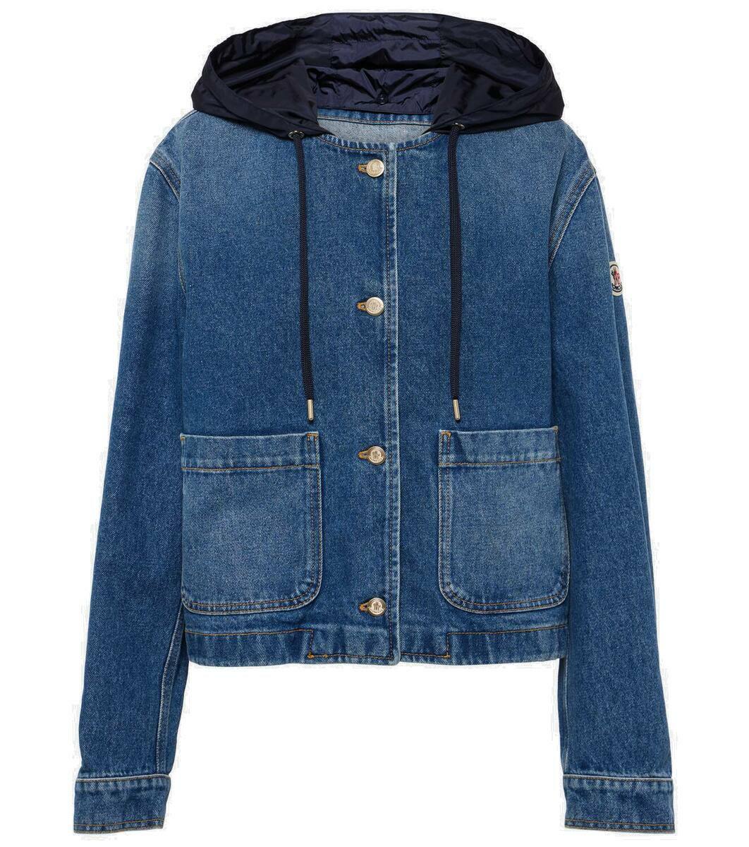 Moncler Blue Lampusa Denim Jacket Moncler