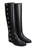 Via Roma 15 In Black Leather