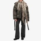 Holzweiler Women's Tassel Scarf in Brown Check 