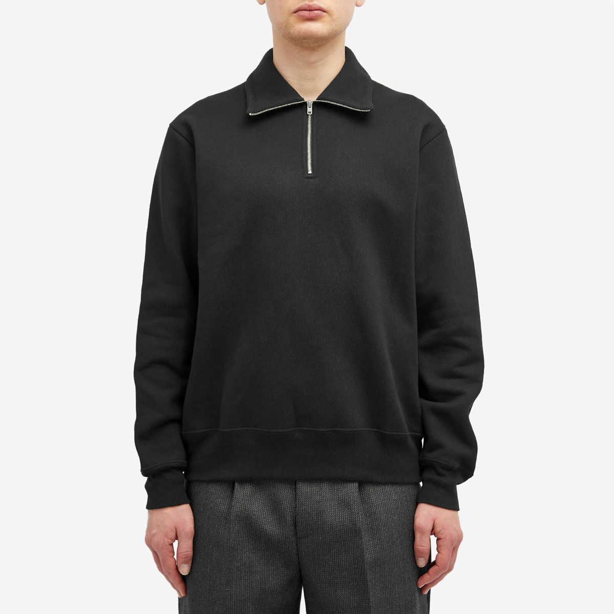 Lady White Co. Men's Quarter Zip Sweatshirt in Black Lady White Co.