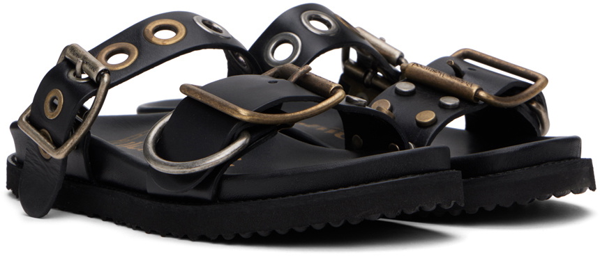 Vivienne Westwood Black Alex Stud Sandals
