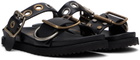 Vivienne Westwood Black Alex Stud Sandals