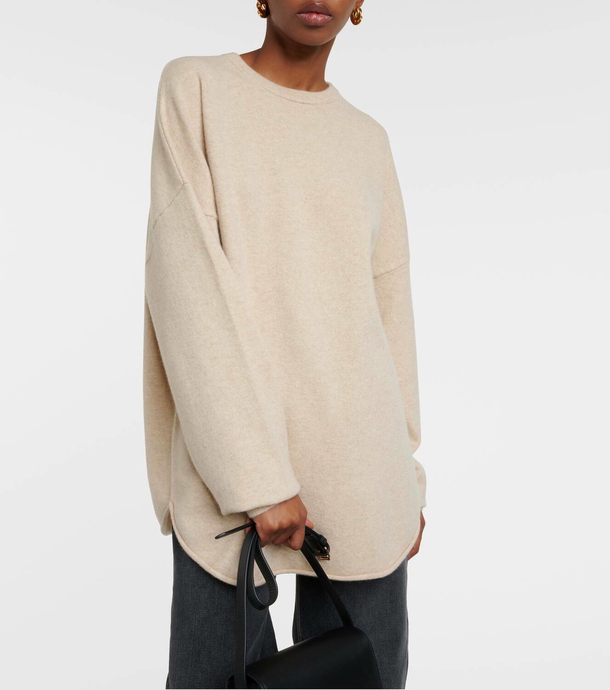 Extreme Cashmere N°53 Crew Hop cashmere-blend sweater extreme cashmere