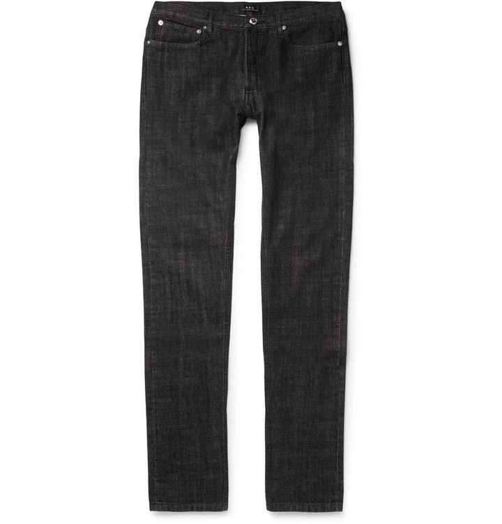 Photo: A.P.C. - Petit New Standard Skinny-Fit Denim Jeans - Men - Black