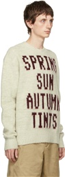 OAMC Intarsia Knit Graphic Sweater