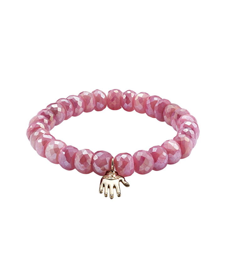 Photo: Sydney Evan 14kt gold bracelet with moonstones and diamonds
