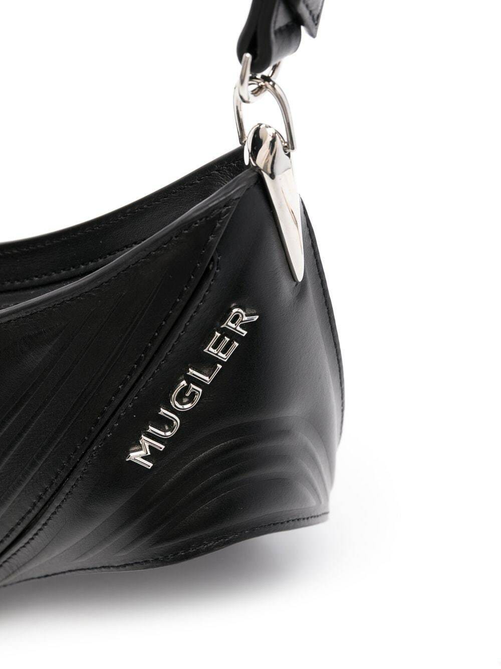 MUGLER - Spiral Curve 01 Small Shoulder Bag