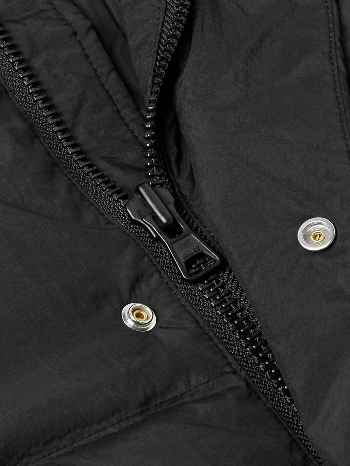 NN07 - Matthew 8245 Quilted Padded Recycled-Shell Hooded Jacket - Black