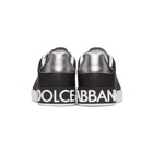Dolce and Gabbana Black and White Portofino Sneakers