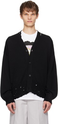 Marni Black Dishevelled Cardigan