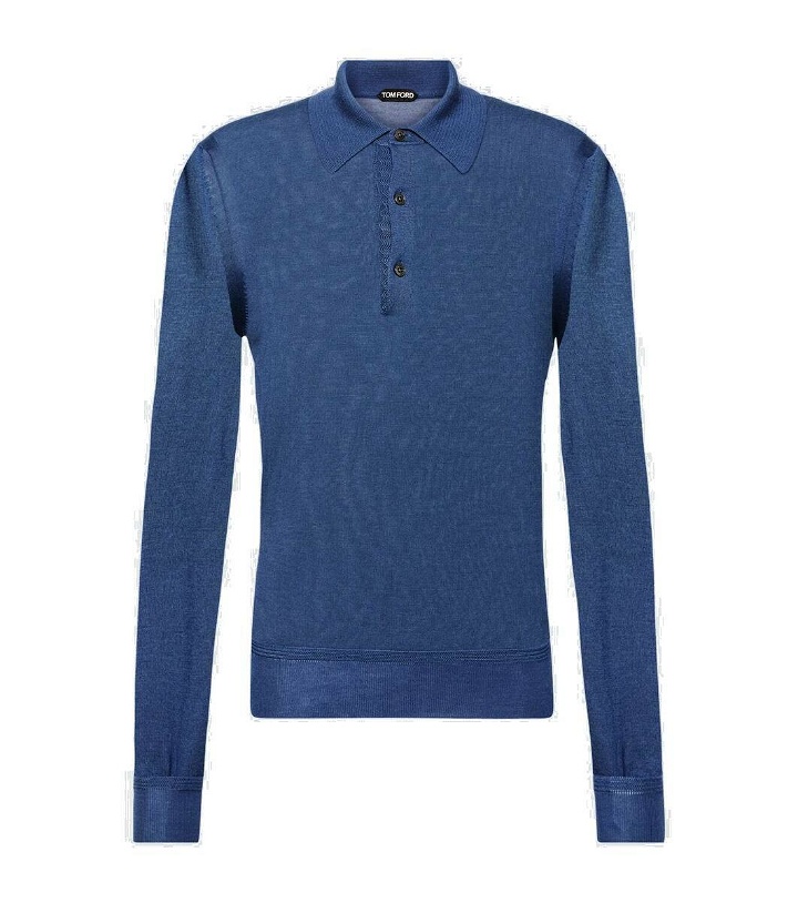 Photo: Tom Ford Cashmere and silk polo sweater