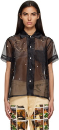 Sky High Farm Workwear Black Constellation Shirt