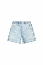 Diesel Shorts in marbled denim - Denim short pants - Unisex - Blue
