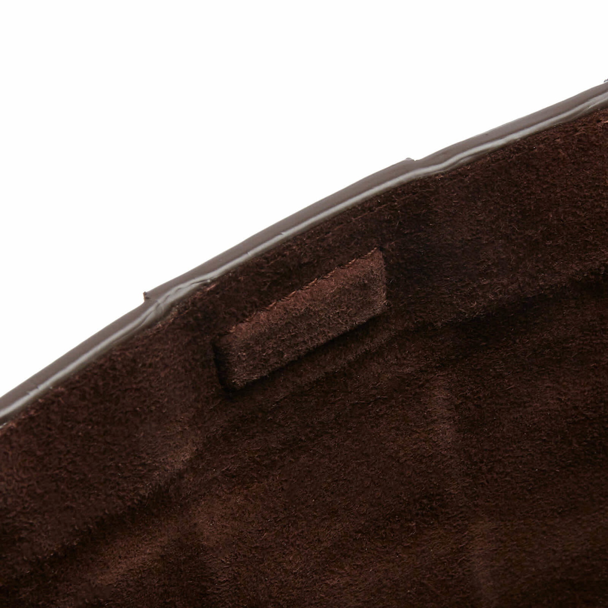 ST. Agni Women's Slim Woven Tote in Chocolate 