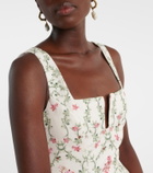 Agua by Agua Bendita Agua floral cotton minidress