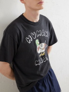 Human Made - Logo-Print Cotton-Jersey T-Shirt - Black