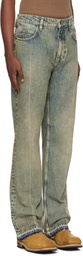 GUESS USA Blue Vintage Natural Washed Denim Jeans