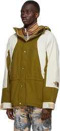 Gucci Green & Beige The North Face Edition Lightweight Techno Jacket