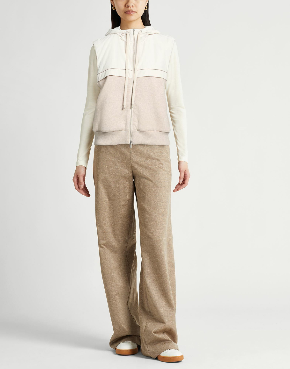 Peserico Womens Vest in Beige