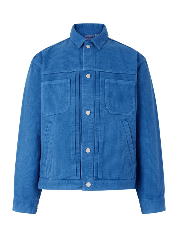 Photo: Blue Blue Japan - Textured-Cotton Jacket - Blue