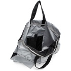 Raf Simons Silver and Black Eastpak Edition Poster Tote