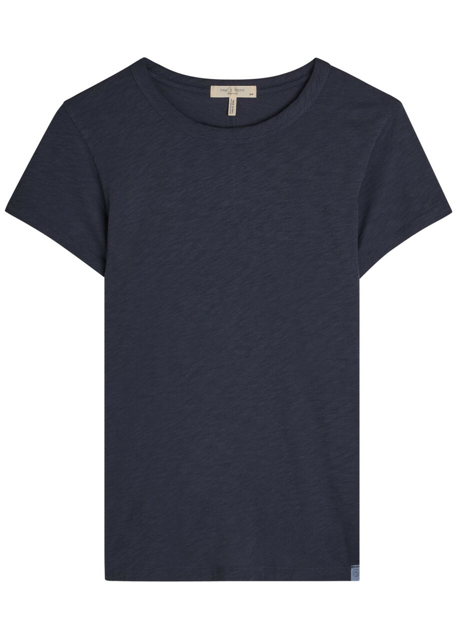 Rag & Bone The Slub Cotton T-shirt Navy