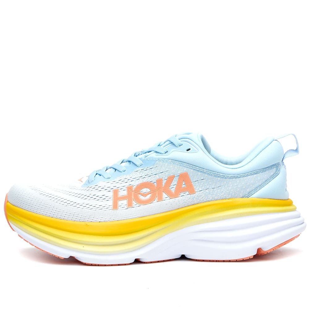 Hoka One One Women's W Bondi 8 Sneakers in Summer Song/Country Air Hoka ...