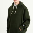 Champion Men's Reverse Weave Relaxed Hoodie in Forest Green