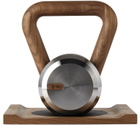 PENT. Walnut & Stainless Steel Lova Kettlebell, 8 kg