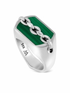 Stephen Webster Sterling Silver Inline Signet Ring