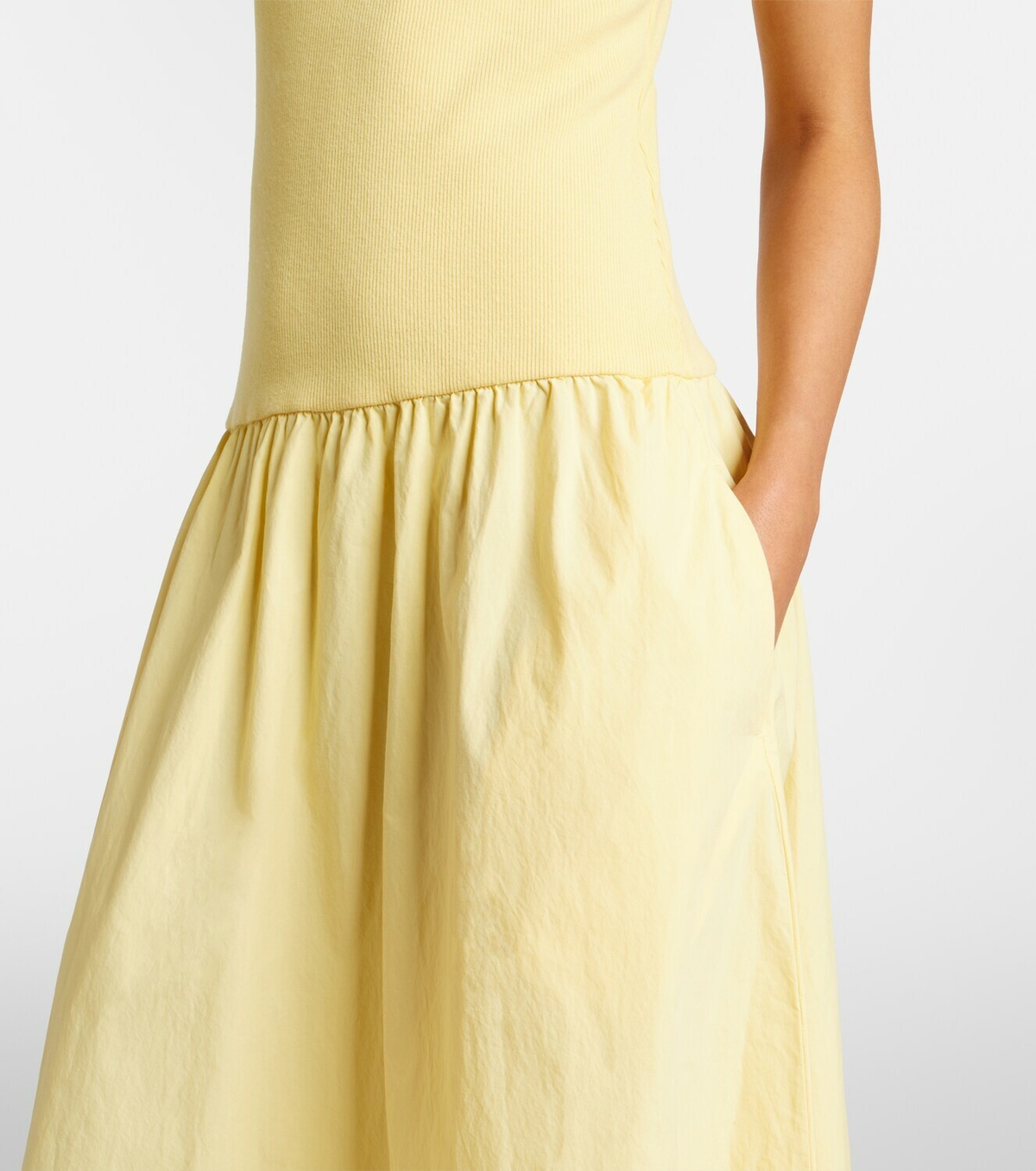 Velvet Romilly cotton-blend midi dress