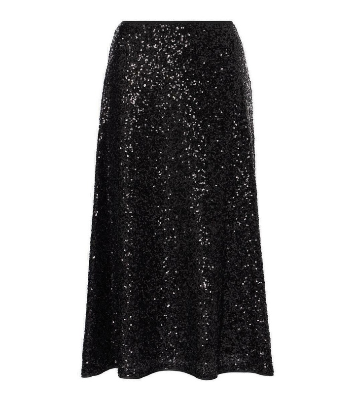 Photo: Diane von Furstenberg Araminta sequined high-rise midi skirt