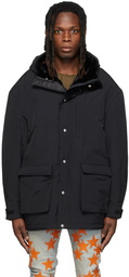 R13 Black Oversized Parka